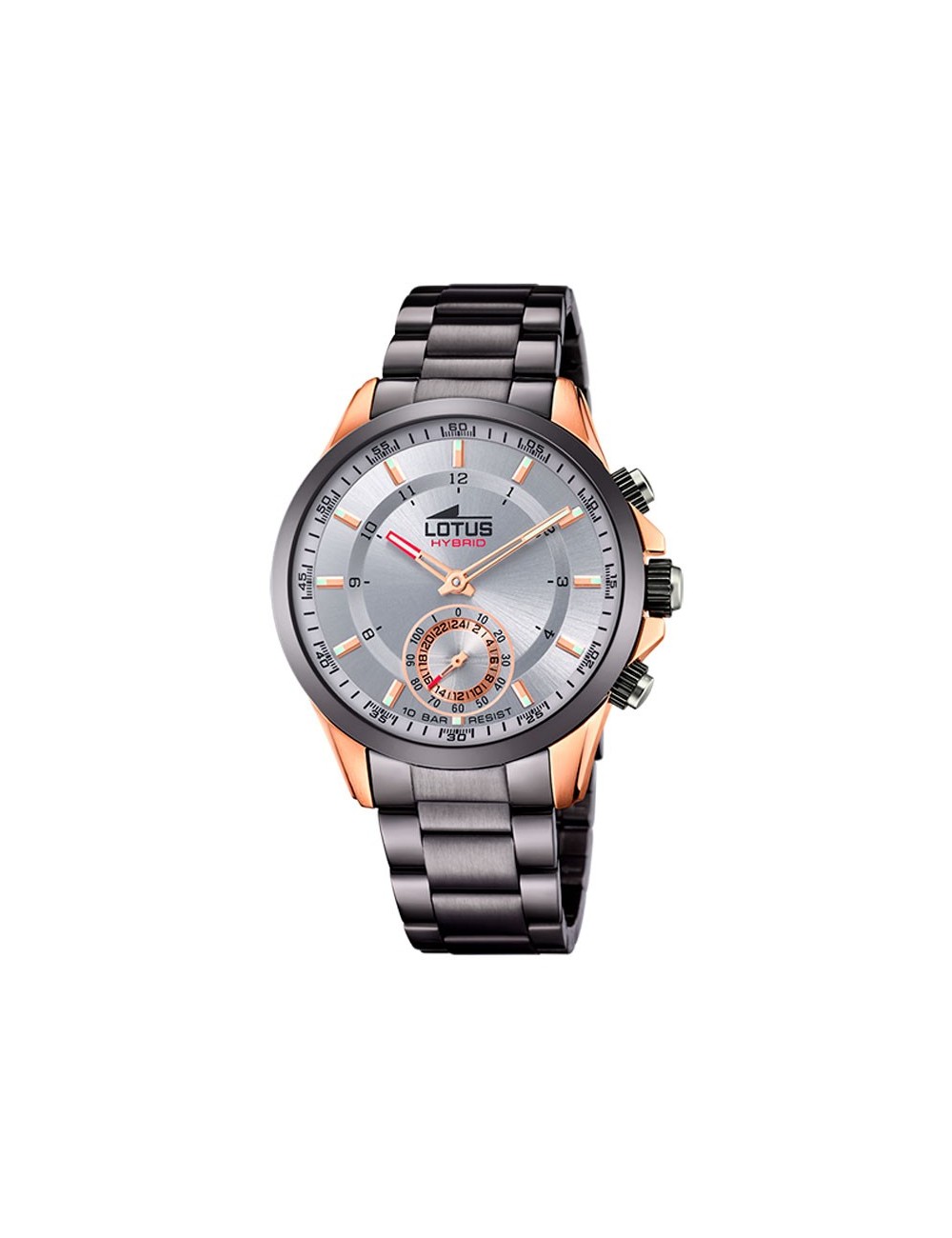 Reloj Lotus Hybrid 18802/1 chapado champán