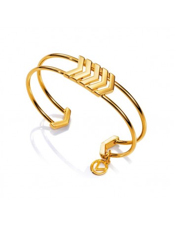 Brazalete Viceroy Fashion Mujer 3211P19012 Metal Dorado 5 Puntas De Flecha