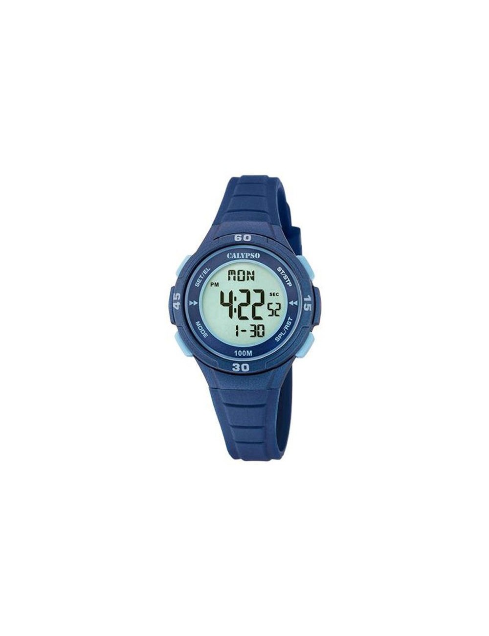 CALYPSO OROLOGIO DA POLSO DIGITALE NERO UOMO IN PLASTICA PU K5766/4 | UK